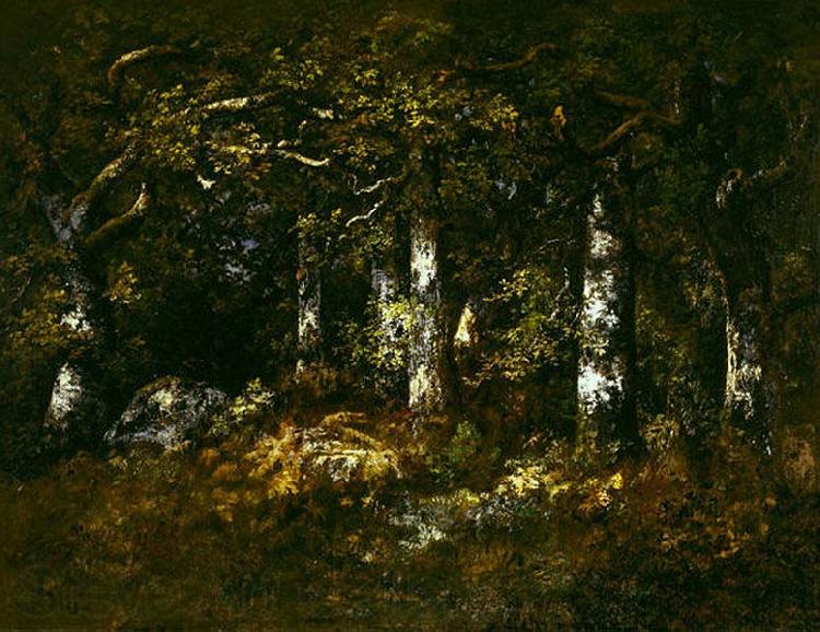unknow artist Forest of Fontainebleau Germany oil painting art